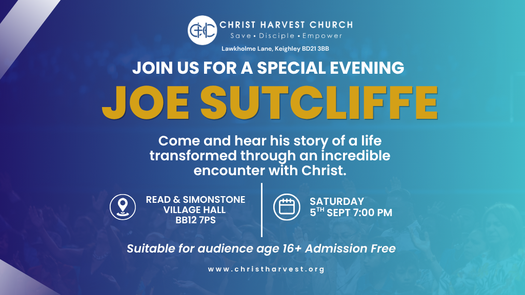 Join Us for a Special Evening with Guest Speaker Joe Sutcliffe